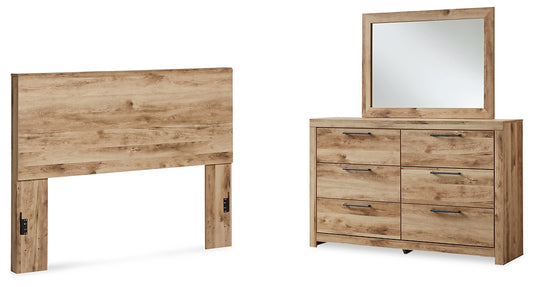 Hyanna Queen Panel Headboard, Dresser and Mirror
