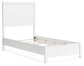 Binterglen Twin Panel Bed with Mirrored Dresser, Chest and 2 Nightstands