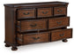 Lavinton King Panel Bed with Dresser and Nightstand