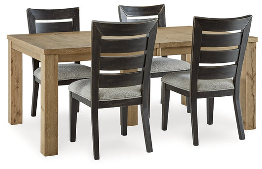 Galliden Dining Table and 4 Chairs