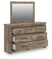 Rusticott Dresser and Mirror