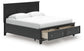 Lanolee King Panel Storage Bed