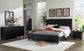 Danziar King Panel Bed, Dresser, Mirror and Nightstand