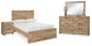 Hyanna Full Panel Storage Bed, Dresser, Mirror and Nightstand