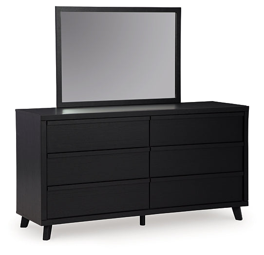 Danziar King Panel Bed, Dresser, Mirror, Chest and Nightstand