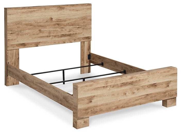 Hyanna Queen Panel Bed, Dresser, Mirror and Nightstand