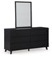 Danziar Queen Panel Bed, Dresser, Mirror, Chest and Nightstand