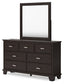 Covetown Queen Panel Bed, Dresser, Mirror, Chest and Nightstand