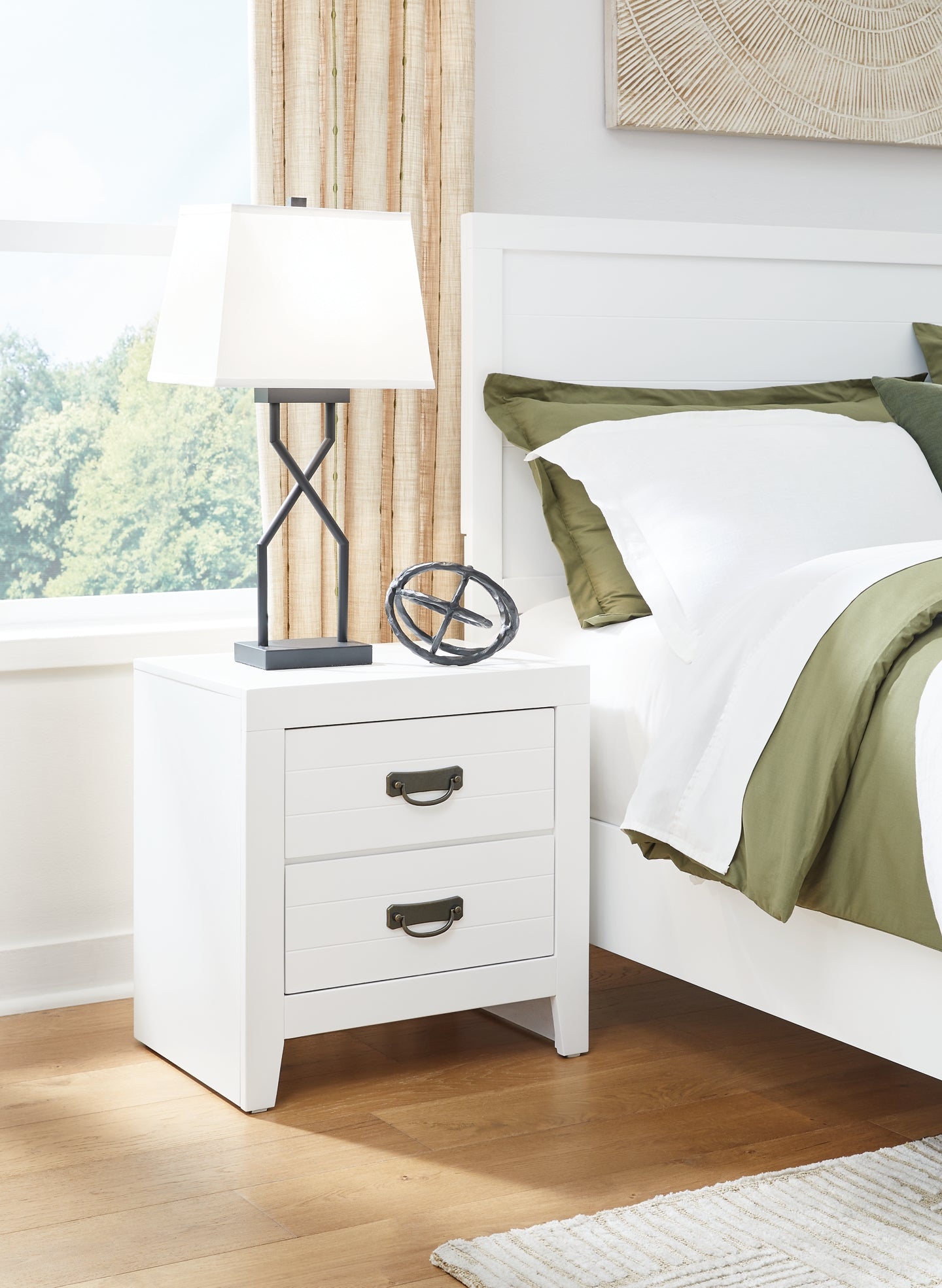 Binterglen Twin Panel Bed, Dresser, Mirror, Chest and Nightstand