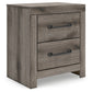 Graystorm Queen Panel Bed with Mirrored Dresser, Chest and Nightstand