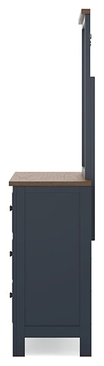 Landocken Queen Panel Headboard, Dresser and Mirror