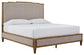 Sharlance California King Upholstered Panel Bed, Dresser, Mirror and Nightstand
