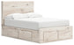 Lawroy Full Panel Storage Bed, Dresser, Mirror and Nightstand