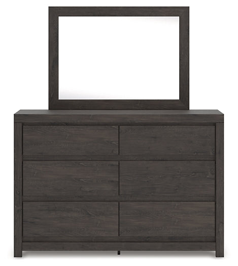 Fraluna Queen Panel Bed, Dresser, Mirror, Chest and Nightstand