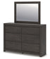 Fraluna Queen Panel Bed, Dresser, Mirror, Chest and Nightstand