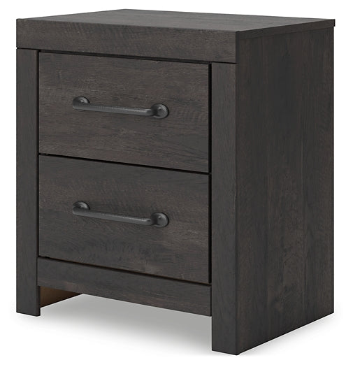 Hollivern King Panel Bed, Dresser, Mirror and Nightstand