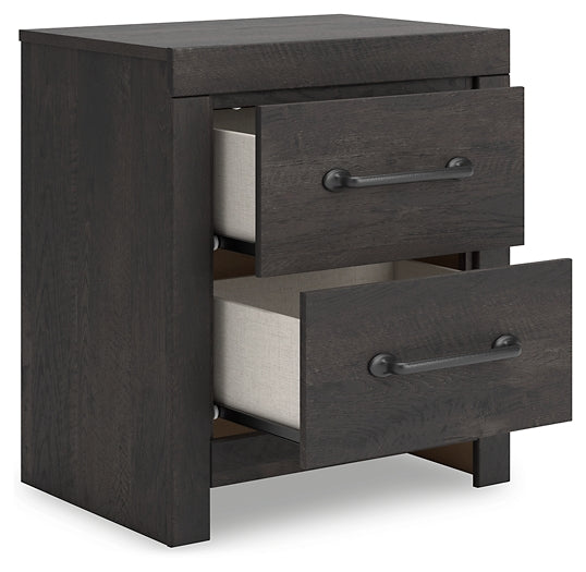 Hollivern Full Panel Bed, Dresser, Mirror and Nightstand