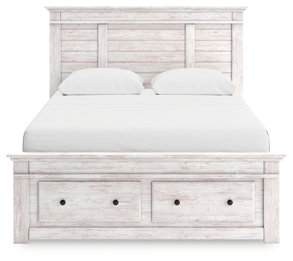 Makidern Queen Panel Storage Bed