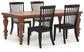 Greddinton Dining Table and 4 Chairs