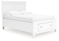 Fortman Full Panel Storage Bed, Dresser and Mirror