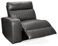 Samperstone 2-Piece Power Reclining Sectional Loveseat