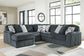 Midnight-Madness 5-Piece Sectional with Chaise