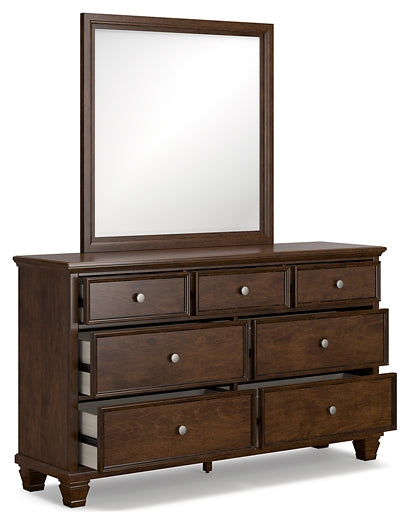 Danabrin Twin Panel Storage Bed, Dresser, Mirror and Nightstand