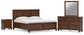 Danabrin King Panel Storage Bed, Dresser, Mirror and Nightstand