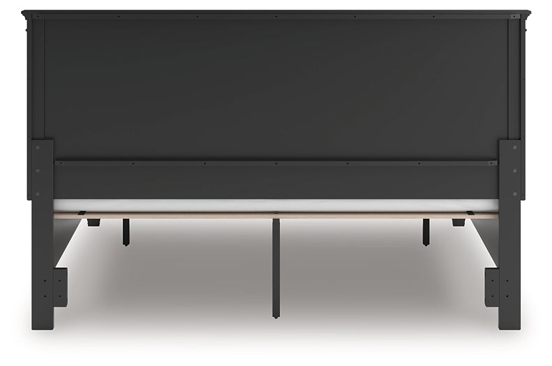 Lanolee King Panel Storage Bed, Dresser and Mirror