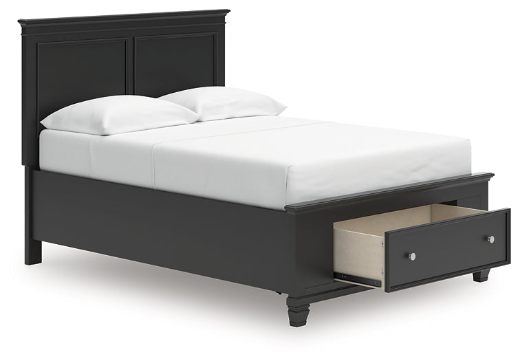 Lanolee Full Panel Storage Bed, Dresser and Mirror