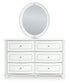 Kozlani Twin Upholstered Panel Storage Bed, Dresser, Mirror and Nightstand