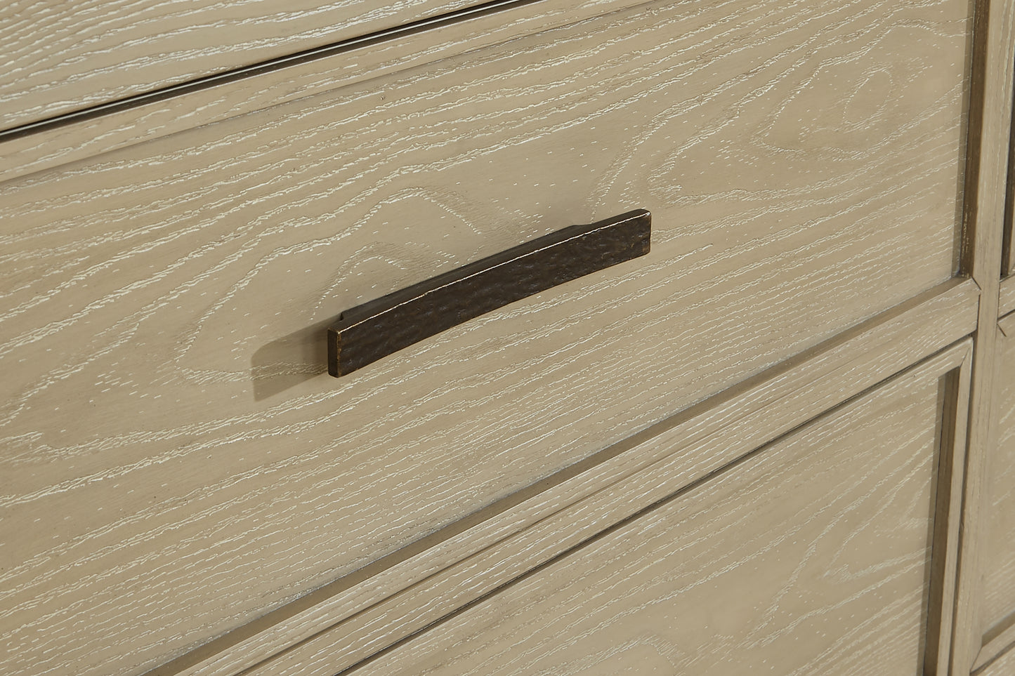 Calmoro King Bookcase Bed with Mirrored Dresser and Nightstand