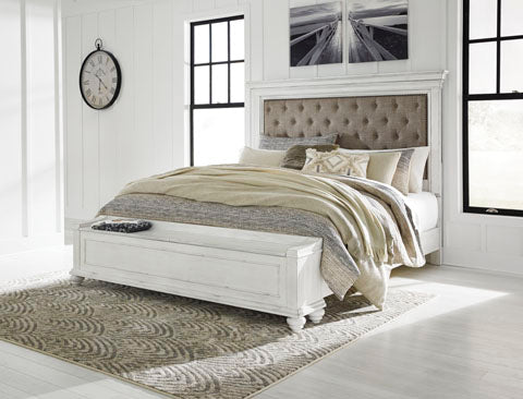 Kanwyn Queen Upholstered Panel Storage Bed