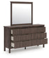Cadmori King Panel Bed, Dresser, Mirror, Chest and Nightstand