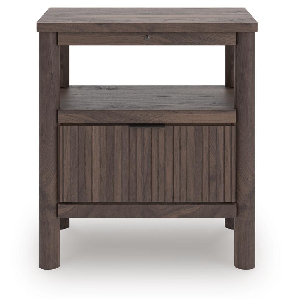 Cadmori King Panel Bed, Dresser, Mirror, Chest and Nightstand