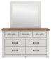 Savonport King Panel Storage Bed, Dresser and Mirror