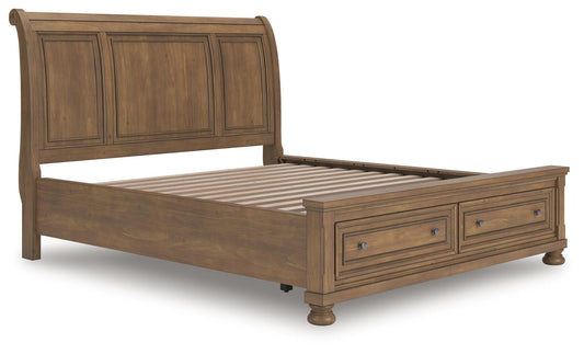 Feddinger California King Storage Sleigh Bed
