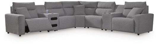 Modmax II 7-Piece Power Reclining Sectional with Audio Consoles