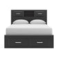 Stabotta Queen Bookcase Bed with Storage