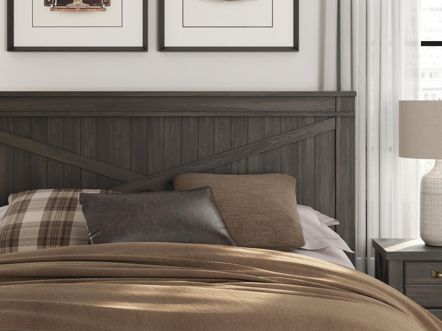 Vonitta Bay King Panel Platform Bed with Storage