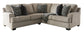 Bovarian 2-Piece Sectional with Ottoman