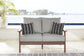 Emmeline Outdoor Loveseat with Coffee Table