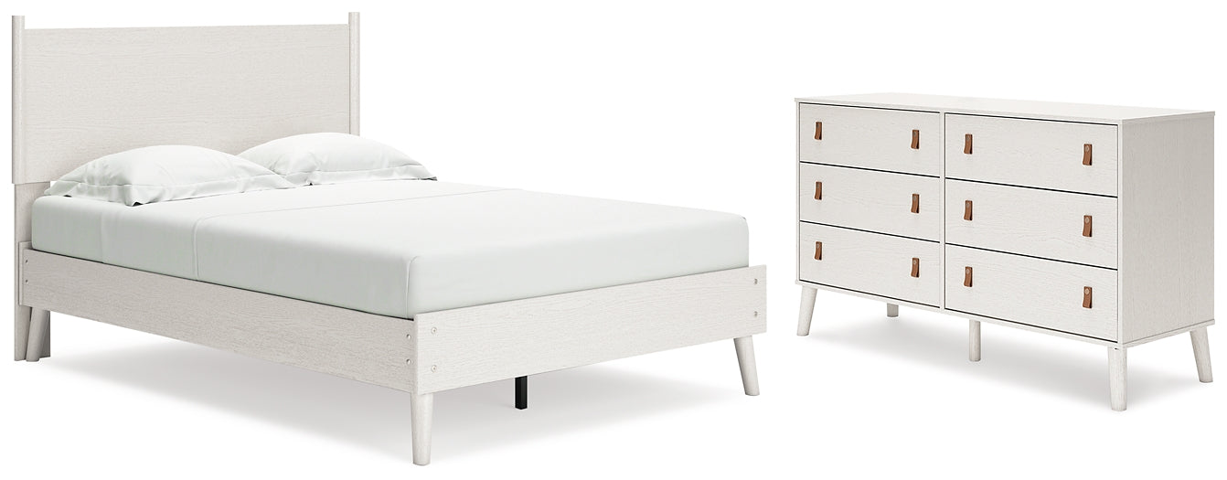 Aprilyn Full Panel Bed with Dresser