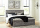 Bronyan King Panel Bed with Mirrored Dresser
