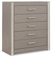 Surancha Five Drawer Wide Chest