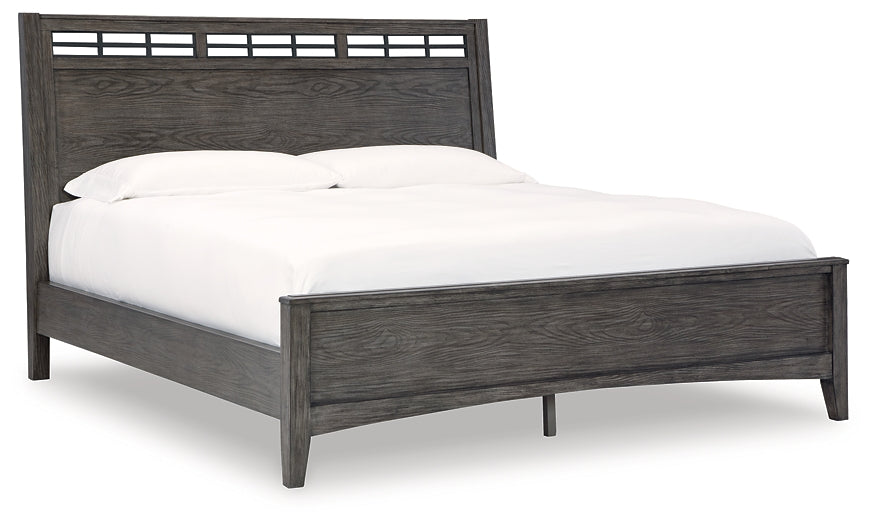 Montillan Queen Panel Bed with Dresser
