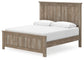 Yarbeck King Panel Bed with Mirrored Dresser