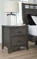 Montillan King Panel Bed with Mirrored Dresser, Chest and Nightstand